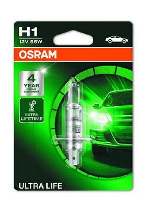 Bec 12v h1 55 w ultra life blister 1 buc osram