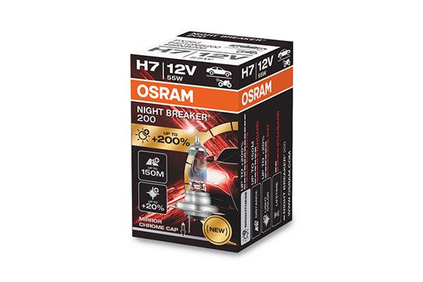 Bec 12v h7 55 w night breaker +200% osram