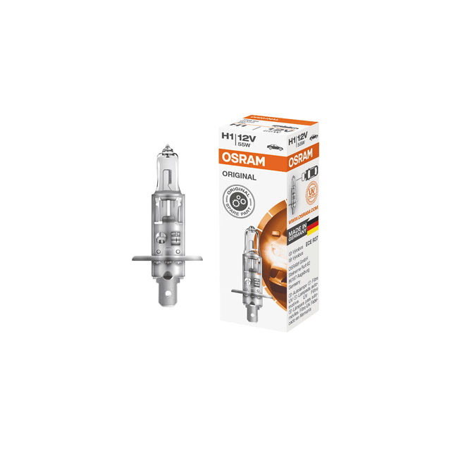 Bec auto far halogen Osram H1 Original Line 12V 55W 64150