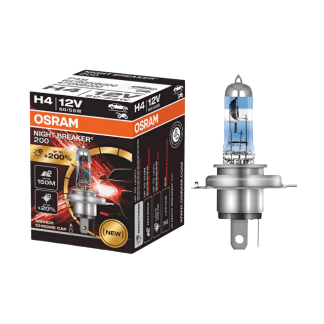 Bec auto far halogen Osram H4 Night Breaker +200% 60/55w 64193NB200