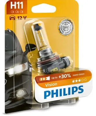 Bec far h11 12v 55w vision (blister) philips
