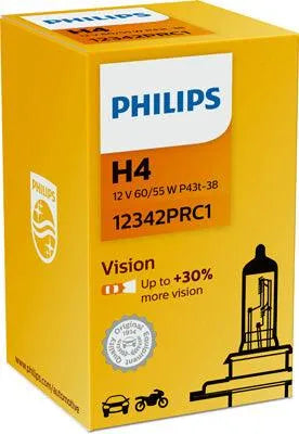 Bec far h4 p43t 60/55w 12v vision (cutie) philips