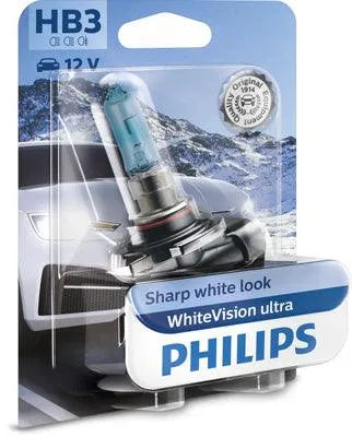 Bec far hb3 12v p20d 65w (blister) white vision ultra philips