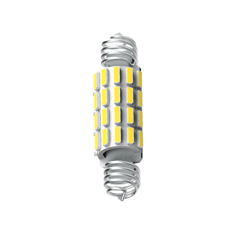 Bec LED auto C5W CSP 6000k alb rece cu canbus SV8.5 12V pentru numarul de inmatriculare sau plafon