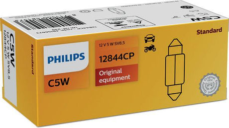 Bec plafoniera c5w 12v set 10 buc philips