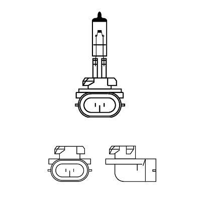 Bec proiector h27w/2 12v pgj13 vision philips