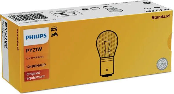 Bec semnalizare py21w 12v set 10 buc philips