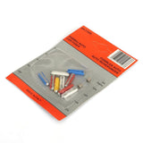 Blister cu 9 sigurante fuzibile cilindrice 5/ 8/ 16/ 25 a + sticla 2a