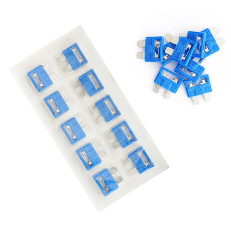 Blister sigurante fuzibile albastre 15a set de 10 buc