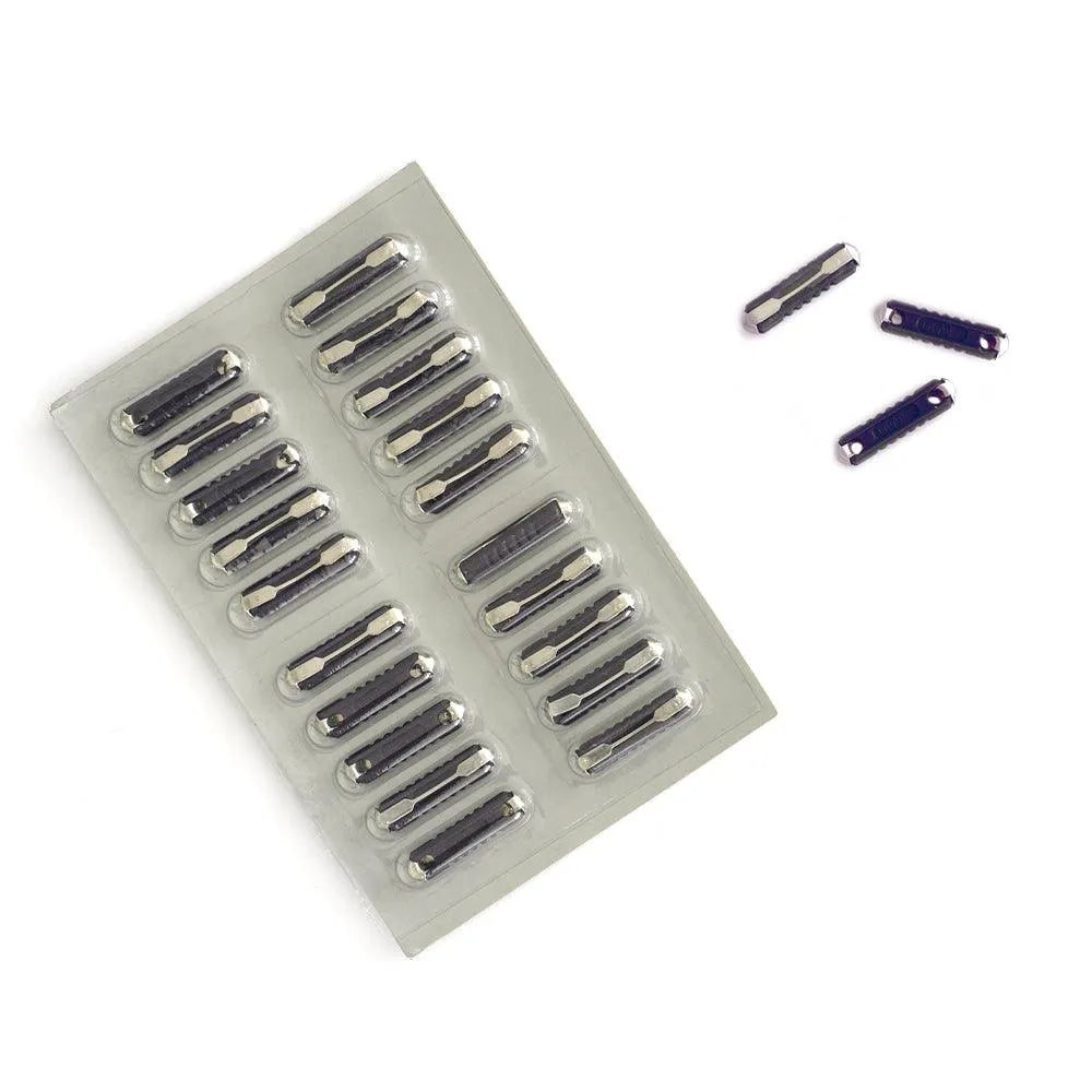 Blister sigurante fuzibile cilindrice 5a mov set 20 buc