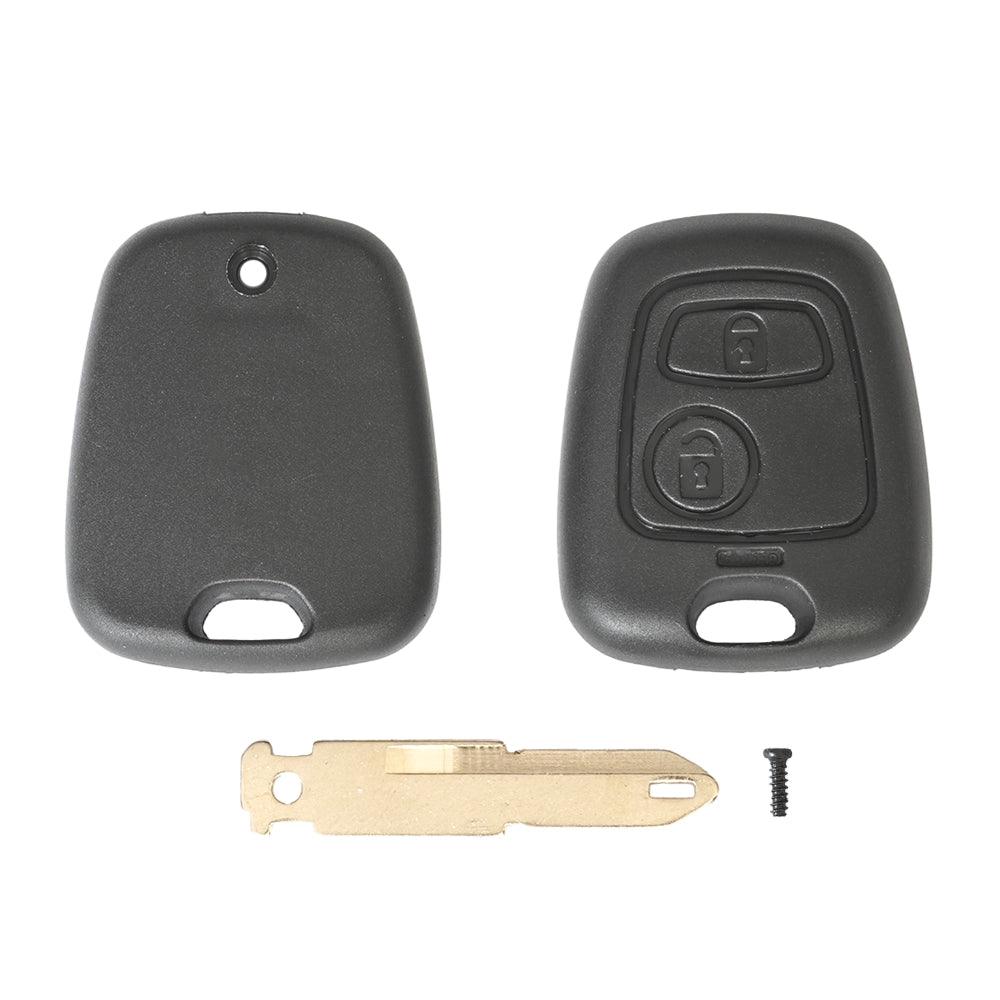 Carcasa cheie contact pentru citroen berlingo / saxo / xsara picasso 2 butoane, cu cheie