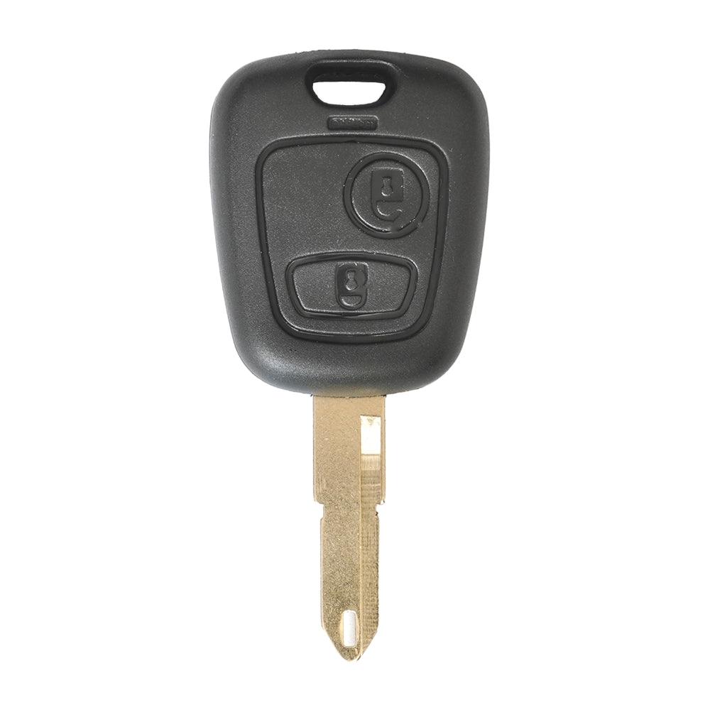 Carcasa cheie contact pentru citroen berlingo / saxo / xsara picasso 2 butoane, cu cheie