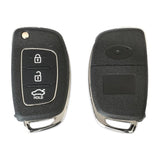 Carcasa cheie contact pentru hyundai i20 / i30, 3 butoane, cu cheie