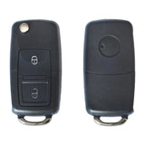 Carcasa cheie contact pentru volkswagen jetta / passat (b5-b6-b7) / polo / scirocco / tiguan, 2 butoane, cu cheie