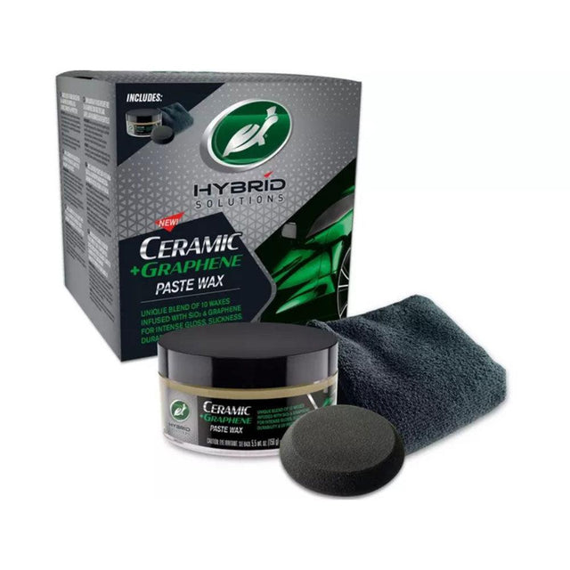 Ceara auto solida ceramica grafitata cu laveta si burete 156 gr turtle wax