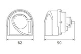 Claxon electromagnetic 12v 6a ton jos