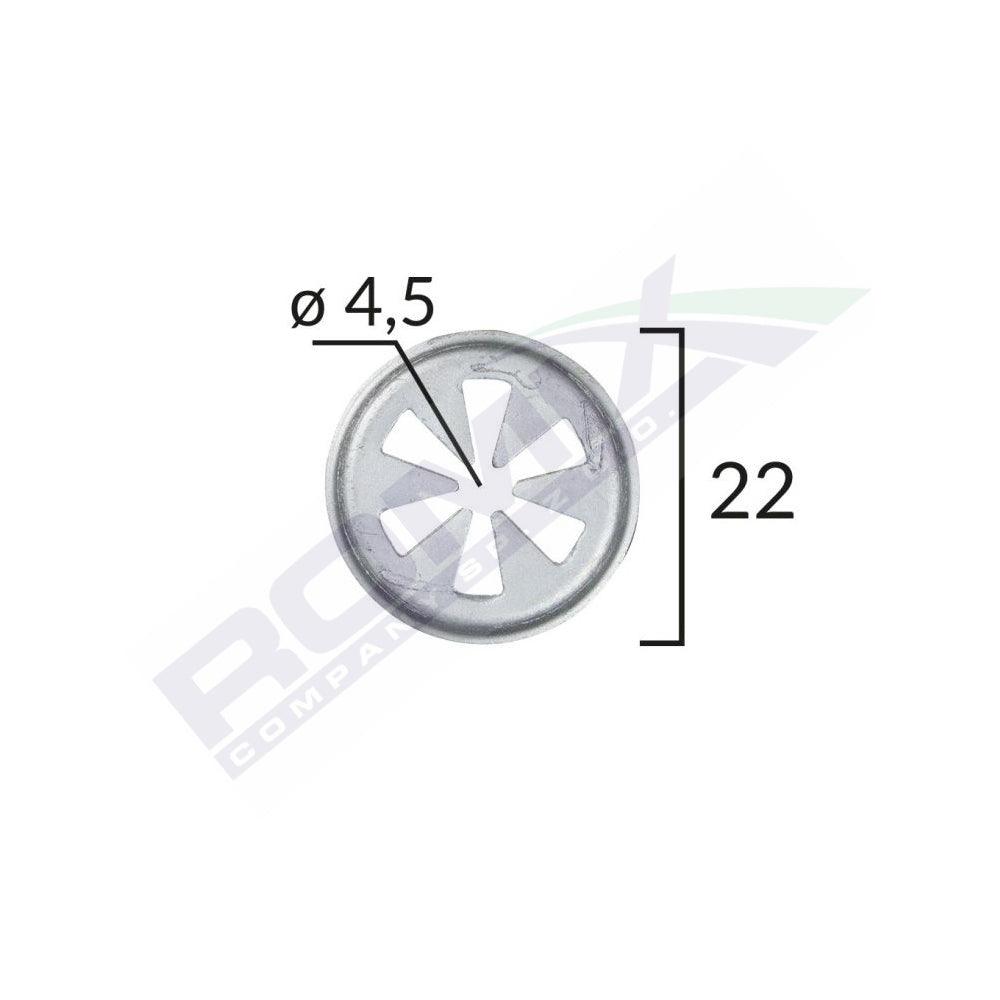 Clema fixare elemente exterior pentru vw, skoda, audi, ford, seat 4.5x22mm set 10buc