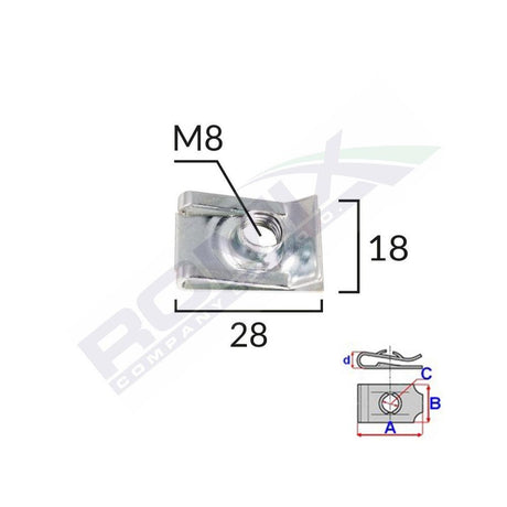 Clema motocicletapentru bmw set 10 buc