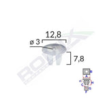 Clips fixare pentru grup vag /citroen/ fiat /alfa - alb set 25 buc