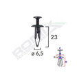 Clips fixare universal 6.5x23mm - negru set 10 buc