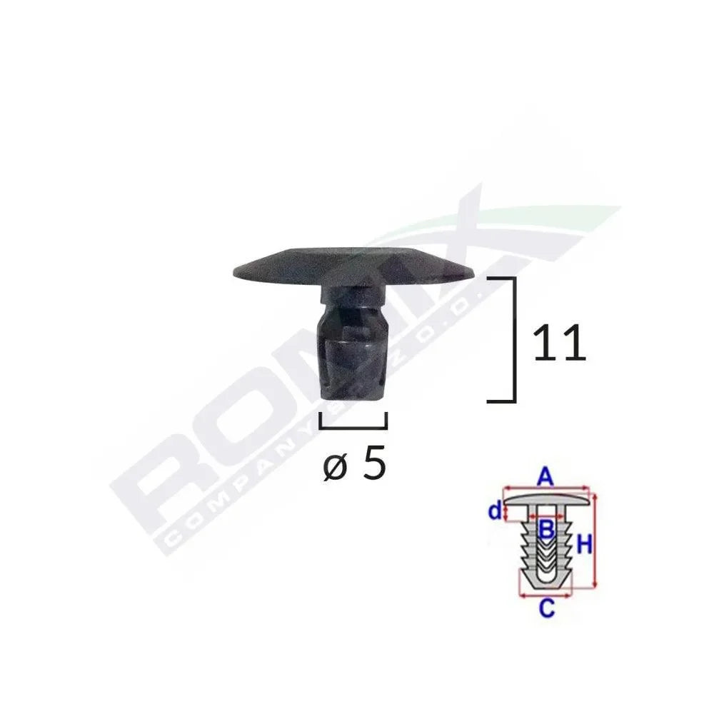 clips-tip-garnitura-pentru-peugeot-5x11mm-negru-set-10-buc-2