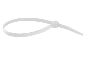 Coliere nylon albe 2.5*200 mm set 100 buc