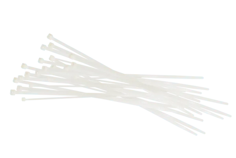 Coliere nylon albe 3.6*290 mm set 100 buc