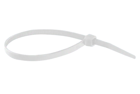 Coliere nylon albe 4.8*430 mm set 100 buc