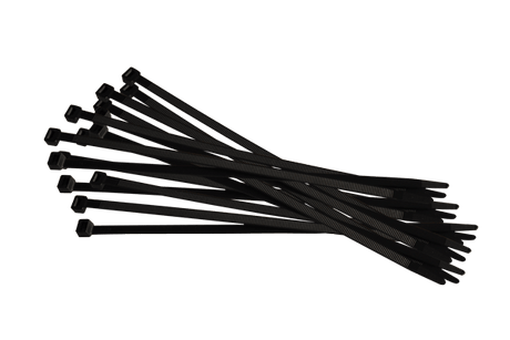 Coliere nylon negre 2.5*160 mm set 100 buc