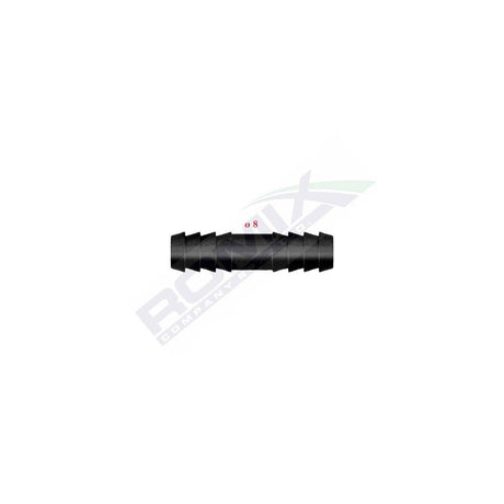 Conector liniar furtun conducte universal 8mm - negru set 5 buc