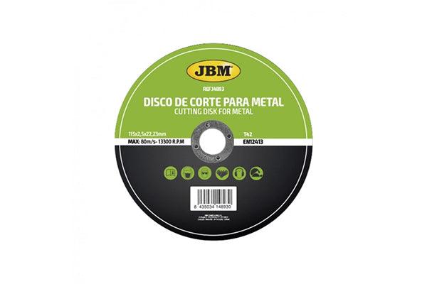 Disc de taiere debitare in metal 115 x 2.5 mm t42 jbm