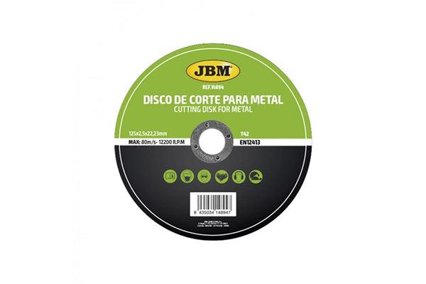 Disc de taiere debitare in metal 125 x 2.5 mm t42 jbm