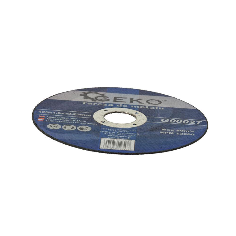 Disc taiere / debitare metal 125x1.0x22/23mm geko