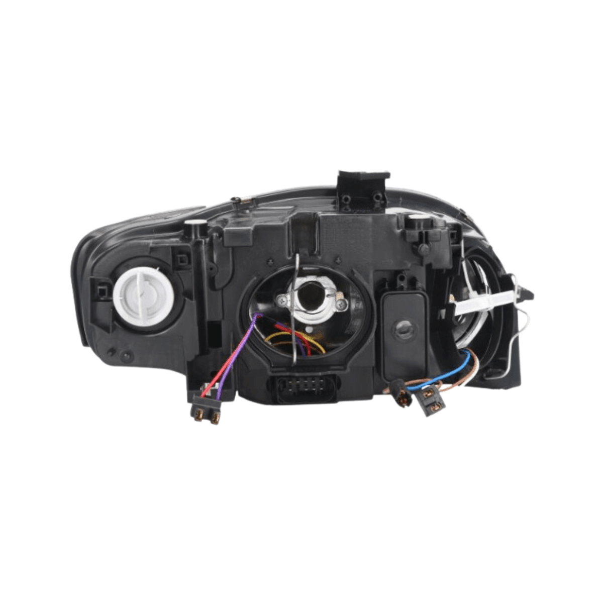 Far TYC partea stanga pentru Audi A4 b7 cu motor electric bec h7+h7