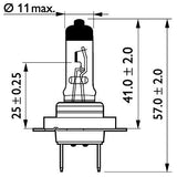 H7 master duty 24v 70w philips (cutie)