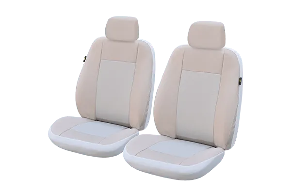 Huse scaun fata lux bej - set 2 buc