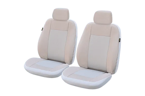 Huse scaun fata lux bej - set 2 buc