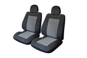 Huse scaun fata lux gri - set 2 buc