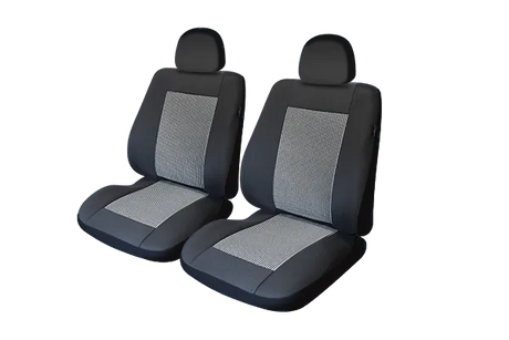 Huse scaun fata lux gri - set 2 buc