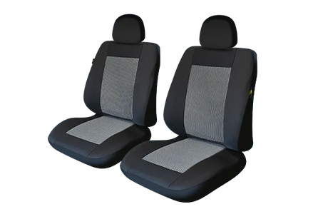 Huse scaun fata lux negru m1- set 2 buc