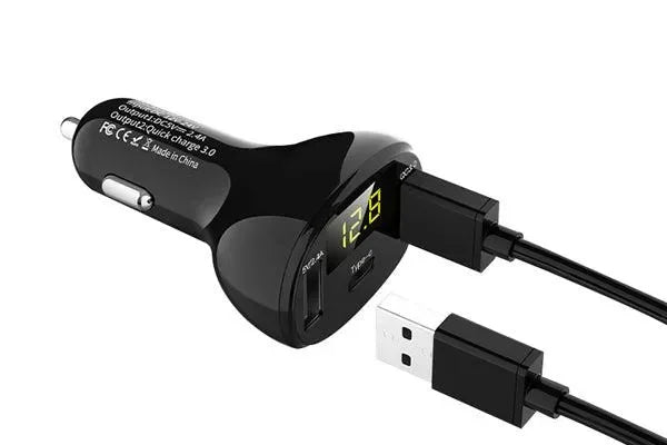 incarcator-auto-1xusb-qc3-0-1xusb-2-4a-1xusb-type-c-cu-afisaj-tensiuneputere-led-7