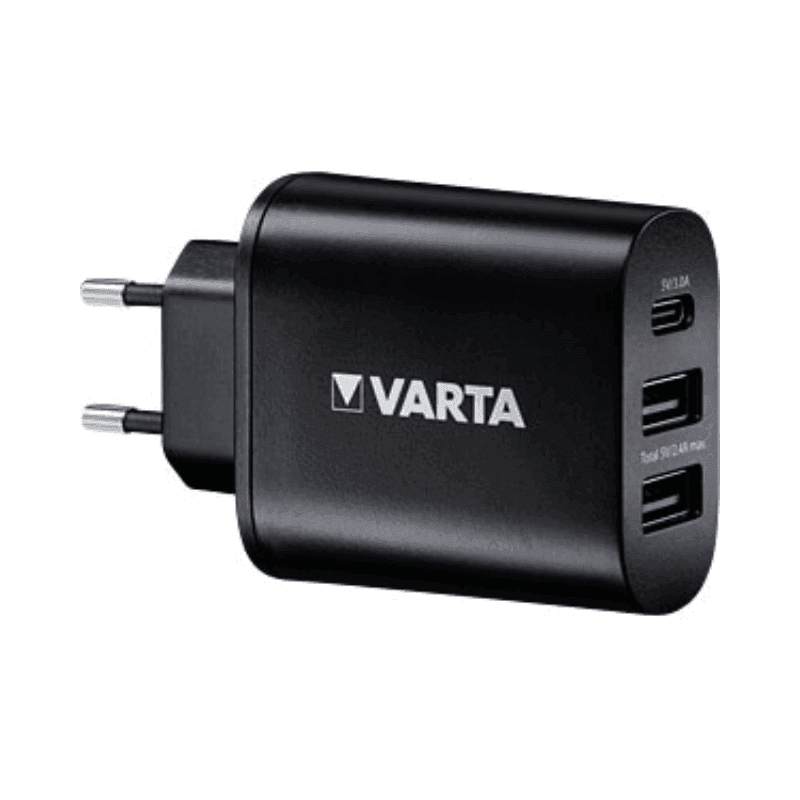 Incarcator priza de perete Varta Wall Charger 1 x USB-C 3A 2 x USB 2.4A 57958