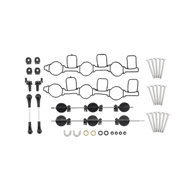 Kit reparatie clapeta de acceleratie complet pentru galerie de admisie compatibil cu motoare 2.7 3.0 TDI Audi A4 A6 A7 Q7 VW Touareg Phaeton