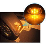 Lampa flatpoint gabarit laterala LED de culoare portocalie 2 SMD 12V