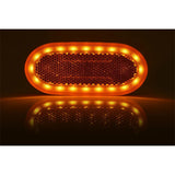 Lampa gabarit led 1386 w197, 12v-24v, pozitie portocaliu was