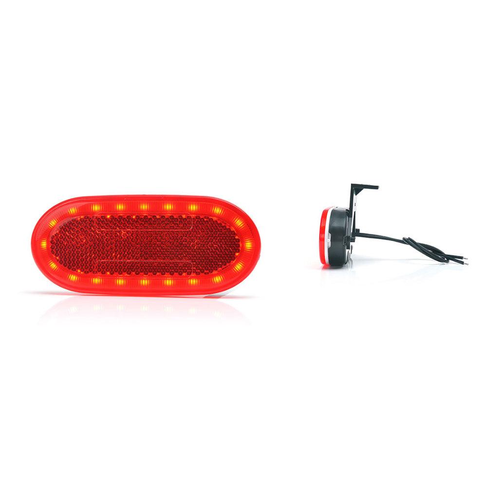 Lampa gabarit led 1387 w197, 12v-24v, pozitie rosu was