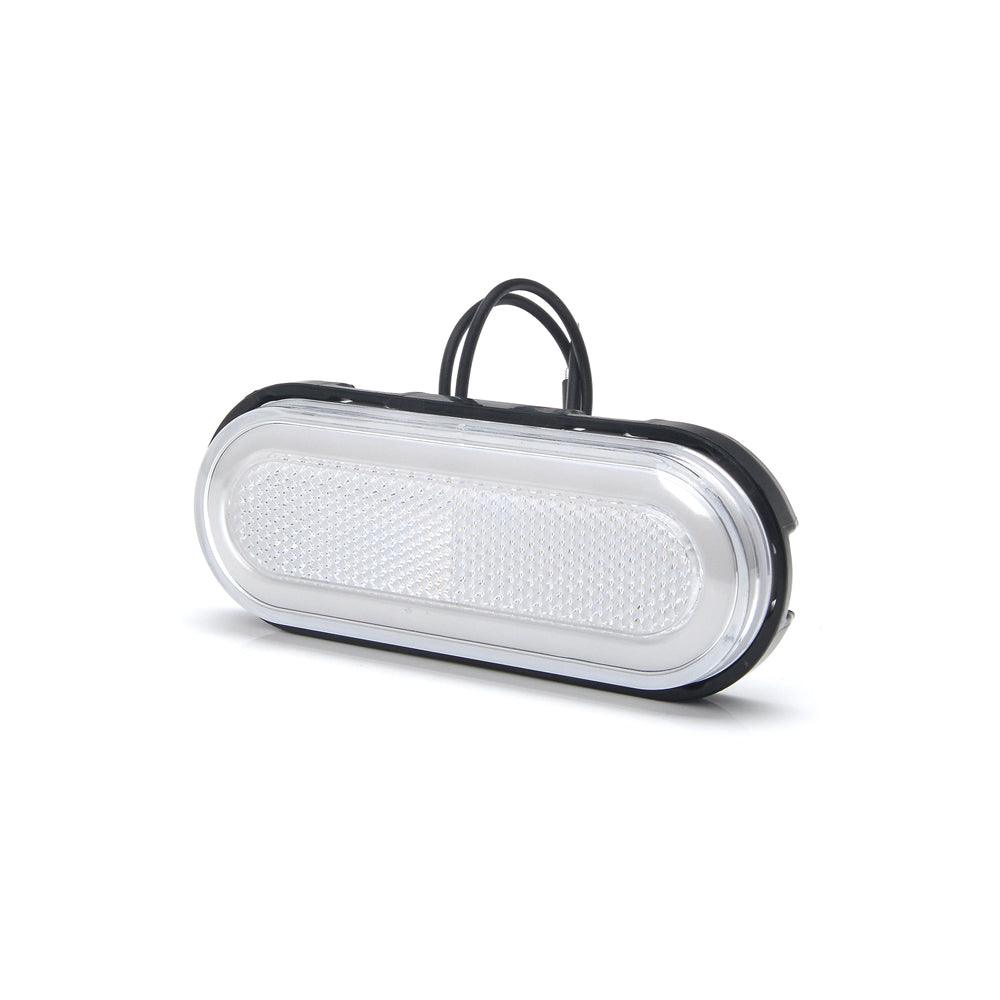 Lampa gabarit led 1401 w198, 12v-24v, pozitie alb was