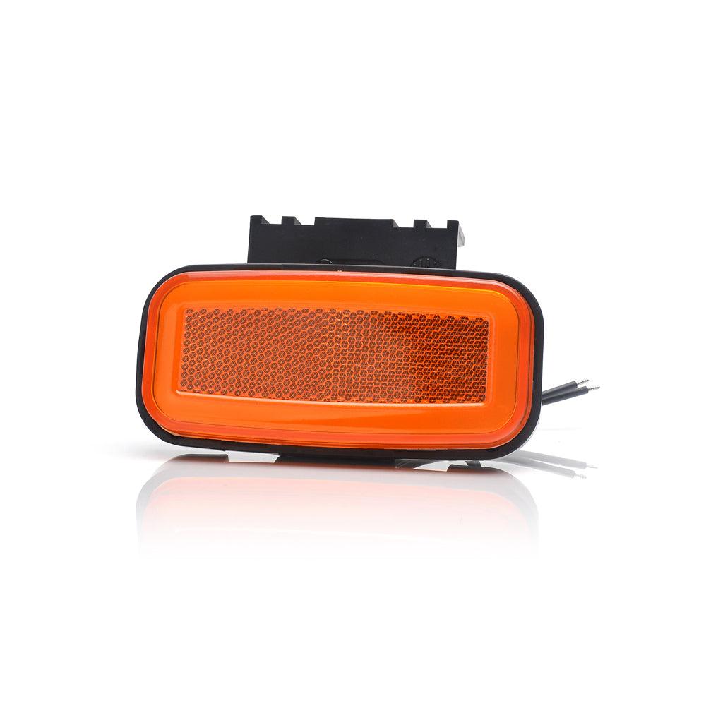 Lampa gabarit led 1402 w199, 12v-24v, pozitie portocaliu was