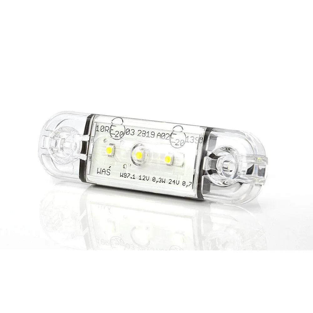 Lampa gabarit led 710 w97.1, 12v-24v, pozitie alb was