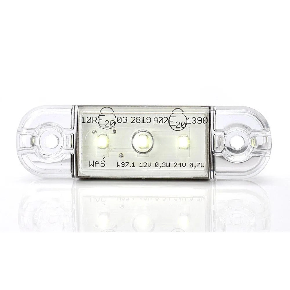 Lampa gabarit led 710 w97.1, 12v-24v, pozitie alb was